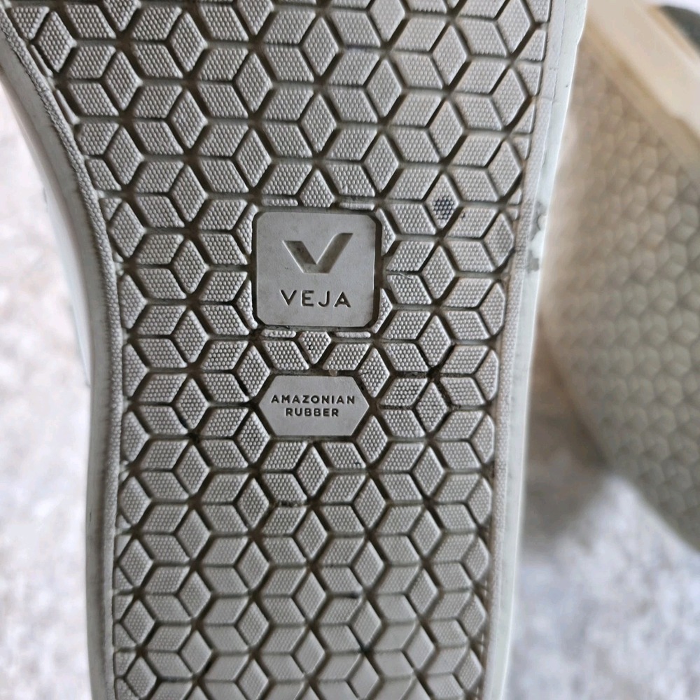 Veja Campo Womens 9 White Chromefree Athletic Leather Walking Shoes Sneakers - Picture 8 of 10
